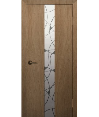 Дверь с ПВХ покрытием Экзотика ДЗ (Дуб Коньяк/зеркало"Экзотика") Дверь с ПВХ покрытием Экзотика ДЗ (Дуб Коньяк/зеркало"Экзотика")