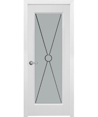 Дверь с ПВХ покрытием Эмма 170 ДО (Софт Белый, Гравировка) Дверь с ПВХ покрытием Эмма 170 ДО (Софт Белый, Гравировка)