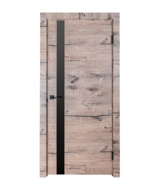 Дверь из экошпона ROYAL-2 Дуб Пацифика (Черный лакобель) Дверь из экошпона ROYAL-2 Дуб Пацифика (Черный лакобель)