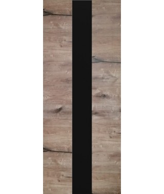 Дверь из экошпона ROYAL-3 Дуб Пацифика (Черный лакобель) Дверь из экошпона ROYAL-3 Дуб Пацифика (Черный лакобель)