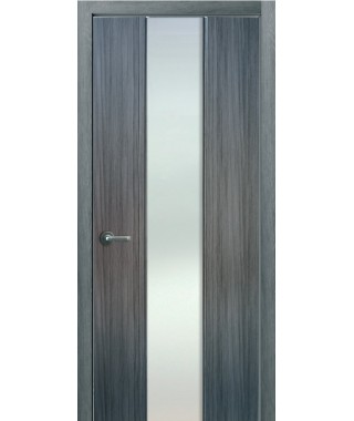 Дверь с ПВХ покрытием Стиль 3 ДО (Филадельфия Дуб Графит, Белый триплекс) Дверь с ПВХ покрытием Стиль 3 ДО (Филадельфия Дуб Графит, Белый триплекс)