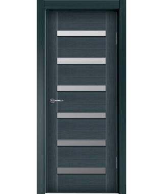 Дверь с ПВХ покрытием Токио ДО (Черная Шагрень, Белый триплекс) Дверь с ПВХ покрытием Токио ДО (Черная Шагрень, Белый триплекс)