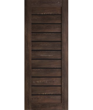 Дверь из экошпона Техно 12 Шале мореный (черное стекло) Дверь из экошпона Техно 12 Шале мореный (черное стекло)