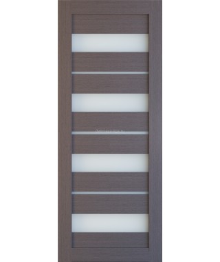 Дверь из экошпона Техно 15 Дуб серый (белое стекло) Дверь из экошпона Техно 15 Дуб серый (белое стекло)