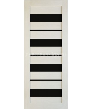 Дверь из экошпона Техно 15 Лиственница (черное стекло) Дверь из экошпона Техно 15 Лиственница (черное стекло)