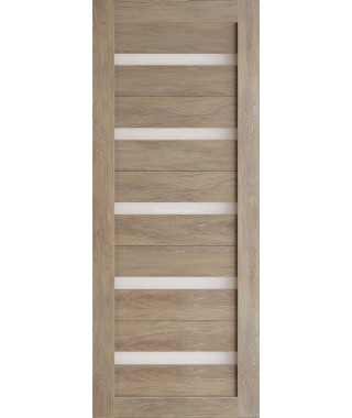 Дверь из экошпона Техно 5 Шале золотой (белое стекло) Дверь из экошпона Техно 5 Шале золотой (белое стекло)