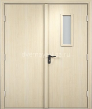 Дверь деревянная противопожарная ДПДО-02 EI-30 (Дуб беленый)